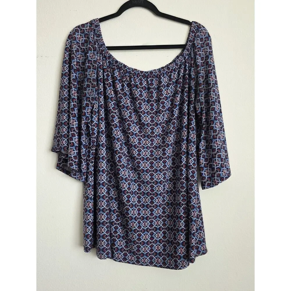 Lot Of 5 Womans Plus Size 2X, Blouses, Shirts - Picture 10 of 16